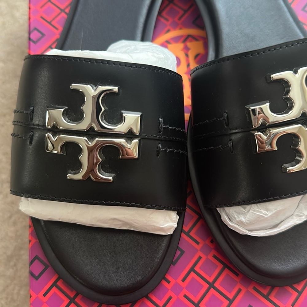 NWT Tory Burch EVERLY Slide/calf leather - Picture 3 of 9